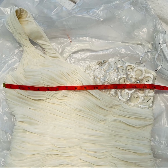 Sue Wong Ivory Cocktail Dress - Picture 16 of 17